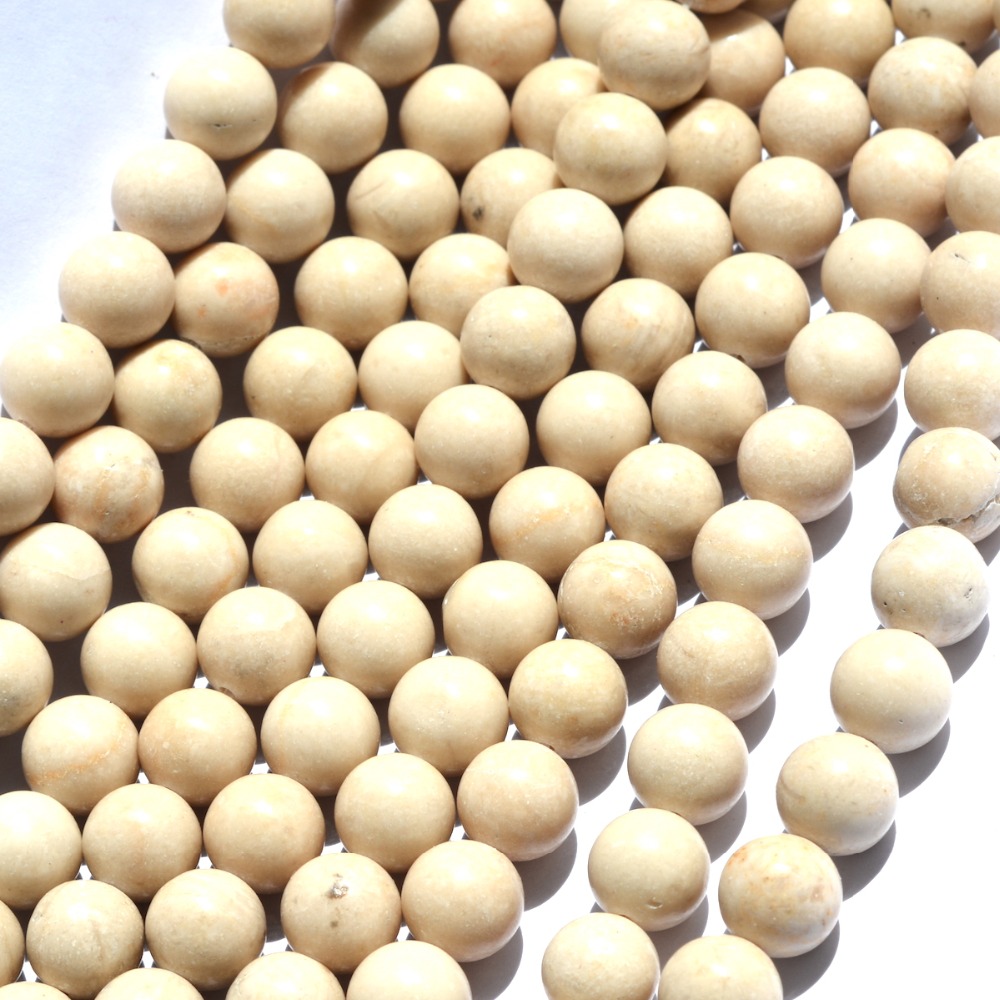 Free Shipping Natural Stone Round 8mm Riverstone Jaspers River Stone Beads Fit DIY Charms Bracelet Beads For Jewelry Making