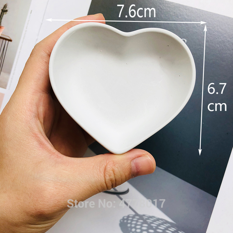 Molds for Concrete Flower pot ,Heart shape Cement Clay Molds Succulent Plants Square Pot Mold Candlestick Storage box Mold