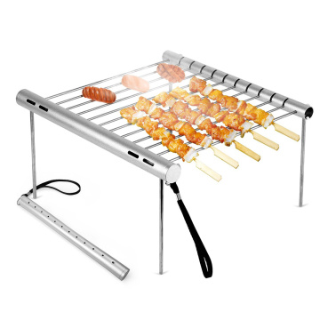 1Set Portable Camping Grill - a lightweight Multi-function Universal Barbecue Accessories BBQ Grill for Home for Camping
