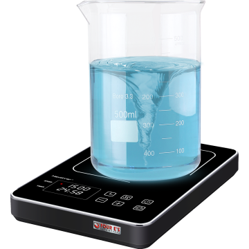 5 Inch LED Digital Magnetic Stirrer 1500rpm Industrial Tempered Glass Magnetic Stirrer