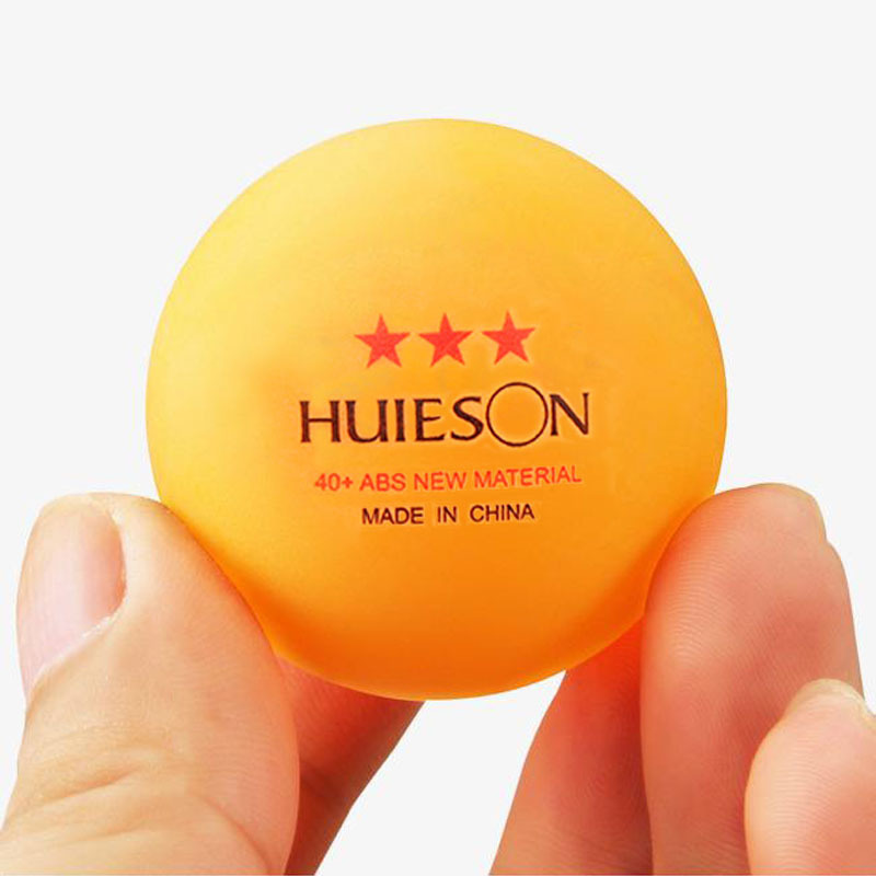 Huieson 60Pcs/barrel Professional 3 Star Table Tennis Ball 40+mm 2.8g ABS New Material Plastic Ping Pong Ball for Club Training