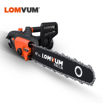 LOMVUM 2600W 16 Inch Chainsaw Electric Chain Saw Garden Power Tools AC 220V Wood Cutting Rotary Saw with Blade Garden Tools