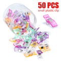 25/50/100/150pcs DIY Patchwork Plastic Clothing Clips Holder For Fabric Quilting Craft Sewing Knitting Garment Clips