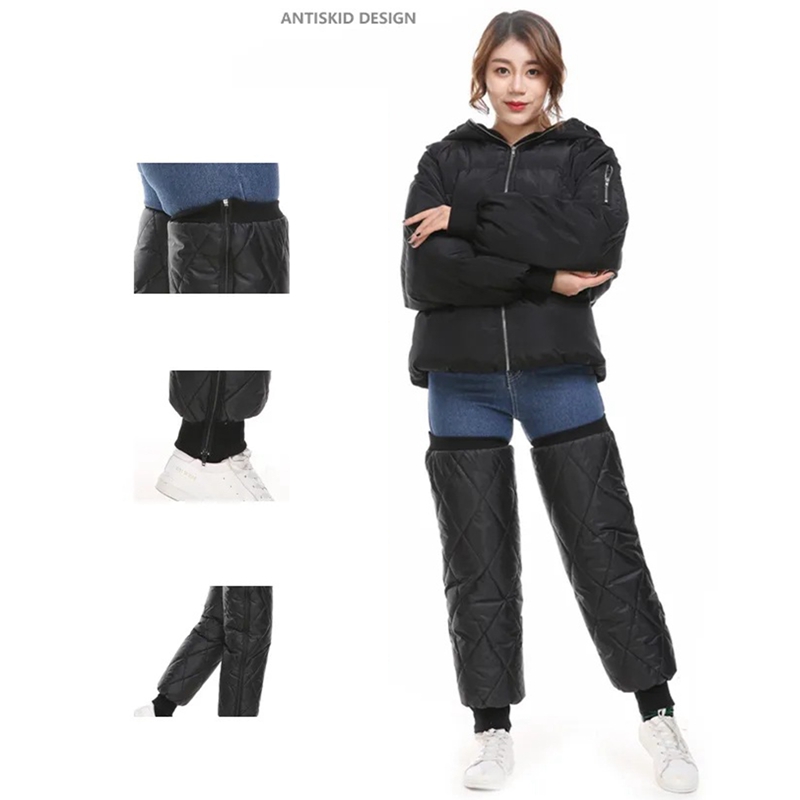 New Motorcycle Winter Riding Leg Keep Warm Protector Thickened Cotton Knee Pad Legs Windproof Guard Protection Accessories