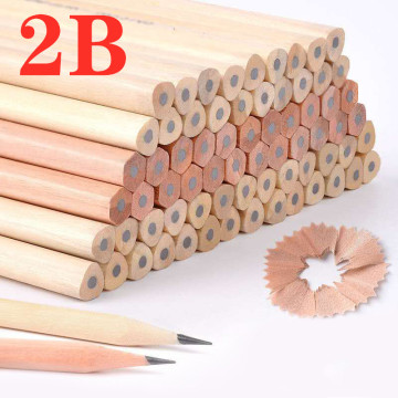 5pc Natural 2B Wood Pencil Non-Toxic Hexagonal Standard Pencil for kids writing Drawing sketching art Office School Stationery