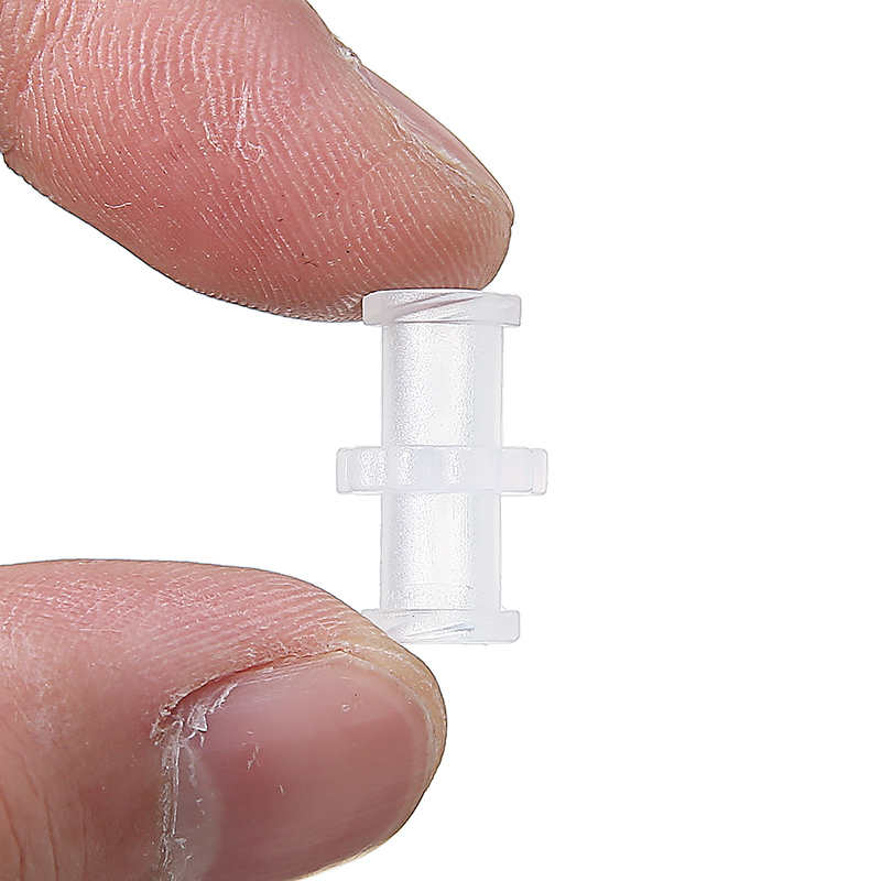 10Pcs Plastic Transparent Polypropylene Female to Female Coupler Luer Syringe Connector For Pneumatic Parts