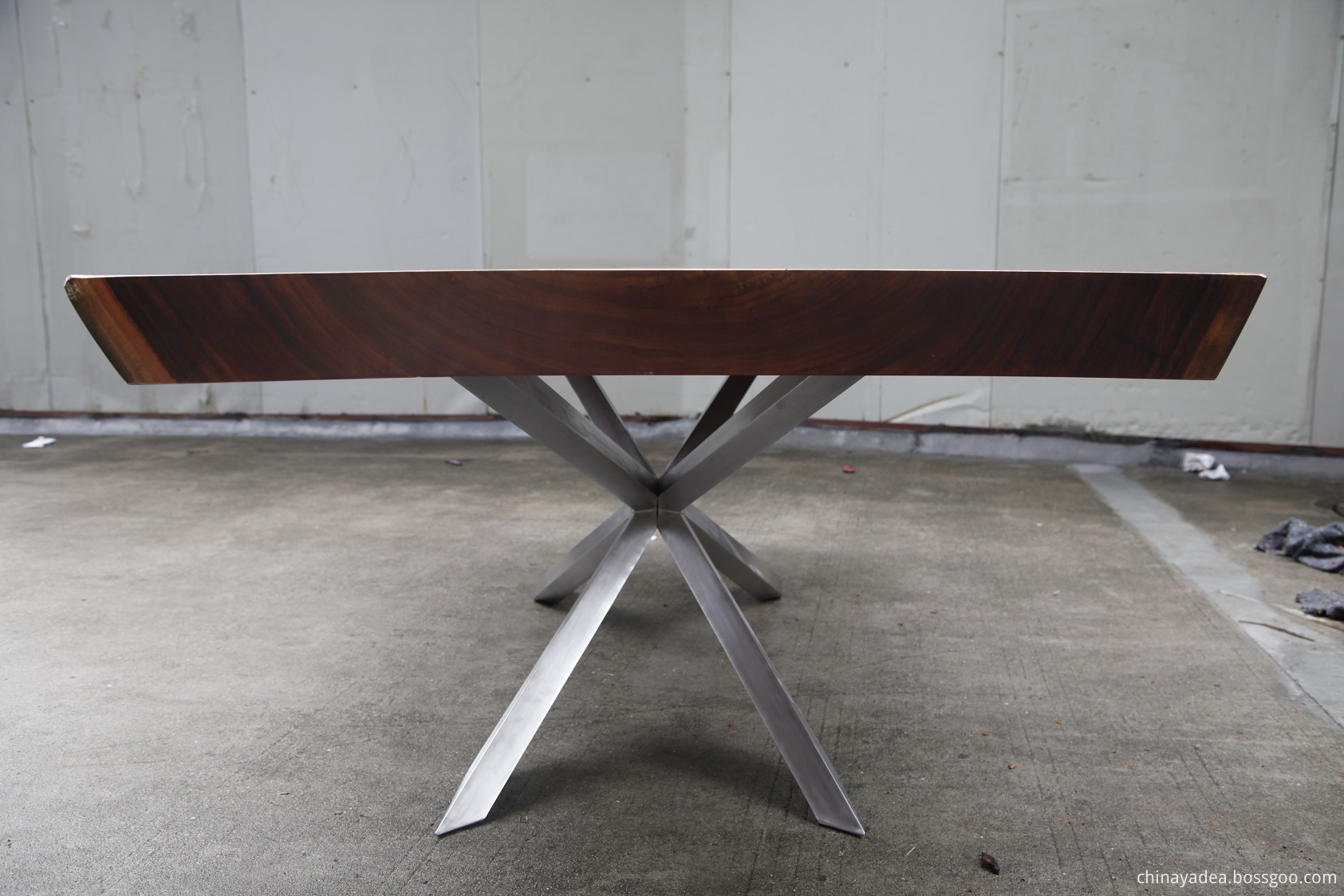 Stainless Base Dining Table