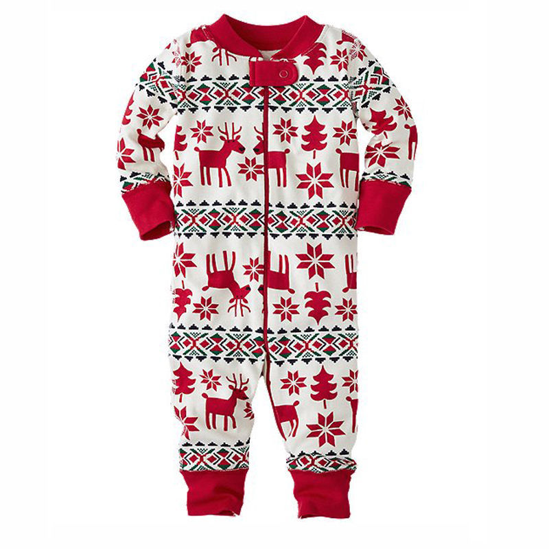 Family Christmas Matching Pajamas Set 2020 Xmas Adult Kids Pyjamas Nightwear Baby Romper Merry Christmas Family Matching Outfits