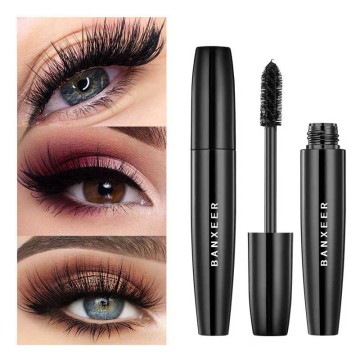 Banxeer Pluizige Volume Mascara Make 4D Zijde Fiber Lash Mascara Waterproof Rimel 3d Mascara Dikke Lange Curling Wimper