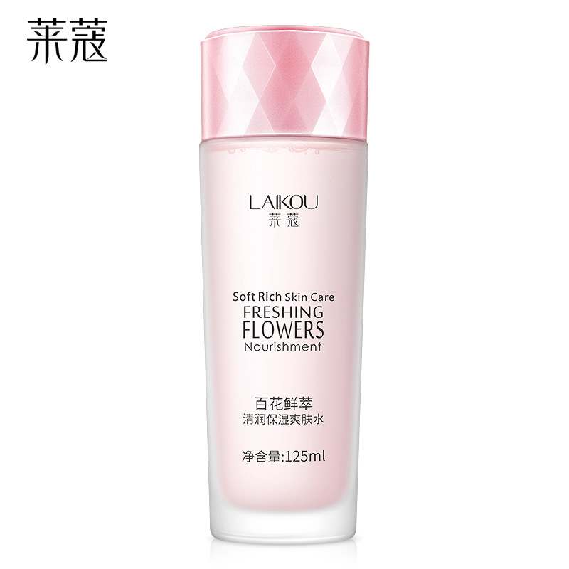 LAIKOU Cherry Blossoms Essence Toner Shrinks Pore Anti-Aging Whitening Oil Control Moisturizing Facial Acne Treatment Skin 125ml