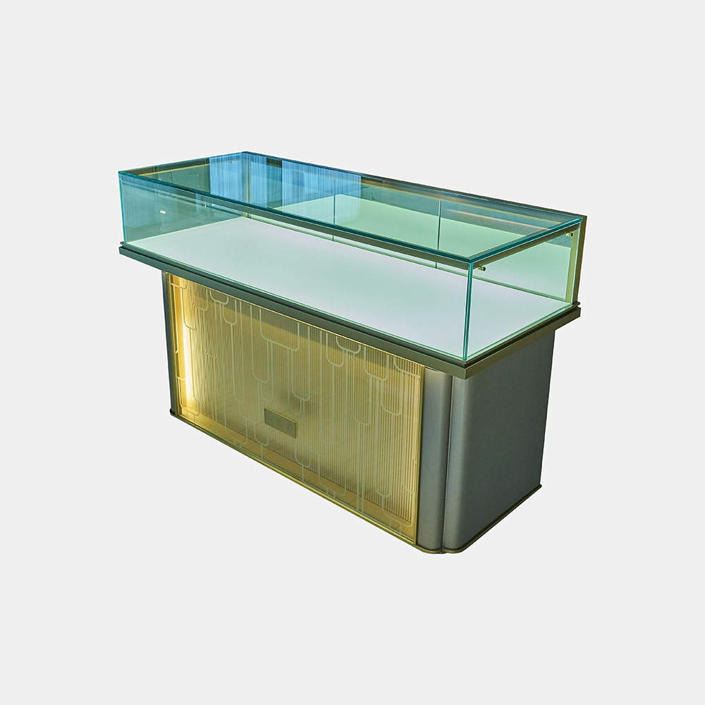 Gold Jewelry Display Cabinet
