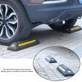 Vehicle Floor Stopper Heavy Duty Parking Stopper Curbs Auto Wheel Guide Block For Car Van Truck Parking Safety