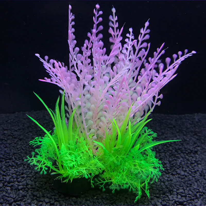 Simulation Artificial Plants Aquarium Decor Water Weeds Ornament Plant Fish Tank Aquarium Grass 14Cm Decoration