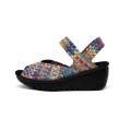 Symphony Blue Soft Breathable Woven Sandals