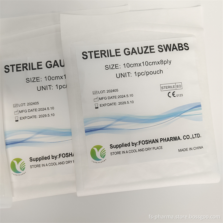 Sterile Gauze Pads And Adhesive Tape
