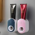 Automatic Toothpaste Dispenser Wall Mounted Stand Toothbrush Holder Stand Punch Free Toothpaste Squeezers Bathroom Accessories