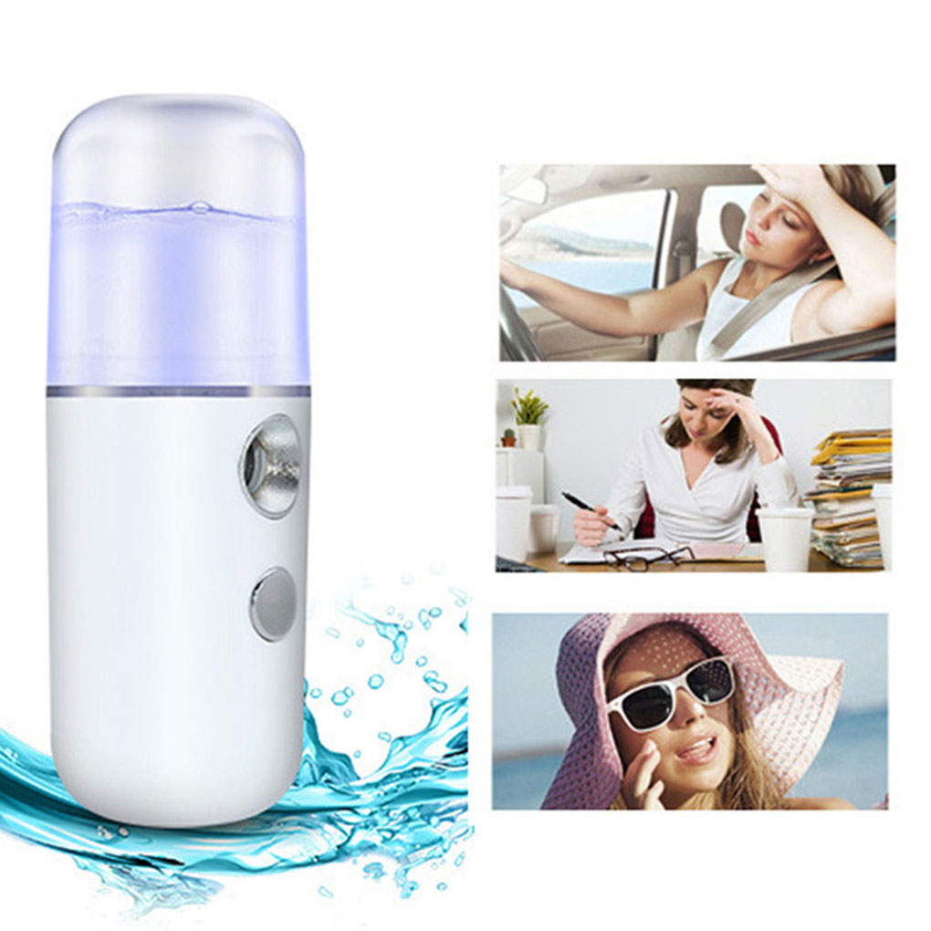 Nano Face Moisturizing Sprayer USB Rechargeable Portable Air Humidifier Handheld Water Atomizer Face Skin Care Tools