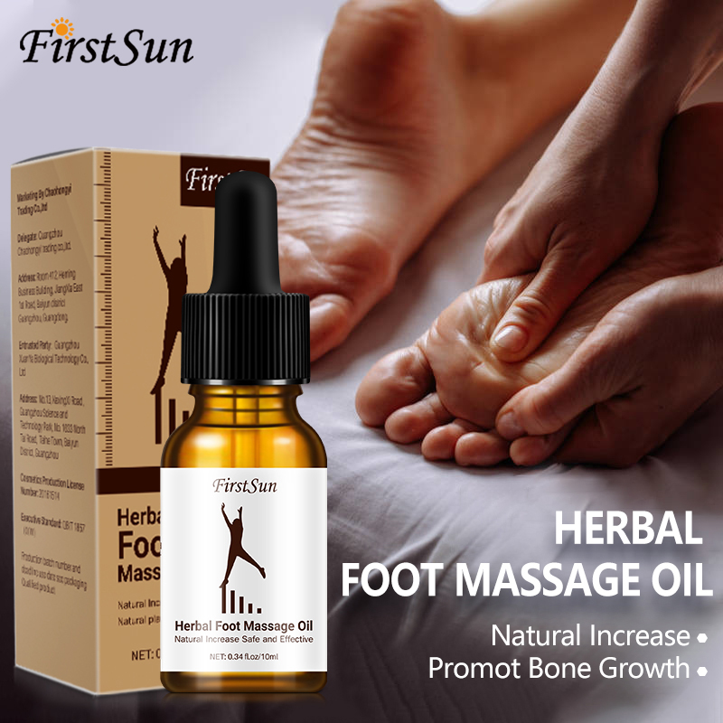 New Herbal Increase Height Essential Oil Grow Taller Increase Height Foot Massage Oil Health Care Products Promot Bone Growth