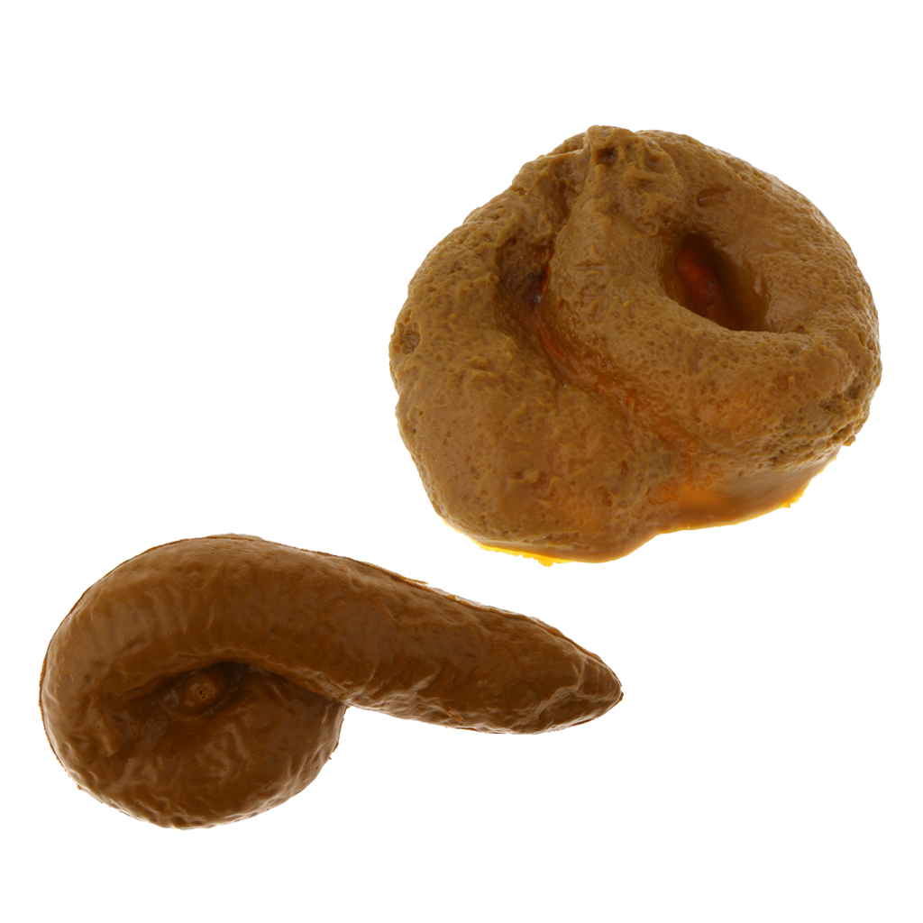 2pcs Realistic Sticky Mischief Turd, Gag Shits Poop, Fake Feces Classic Shit Toy, Practical Gag Funny Joke Gadget Toys