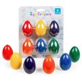6 Color Solid Egg Shape Crayons Non Toxic Washable Painting Drawing Wax for Kids