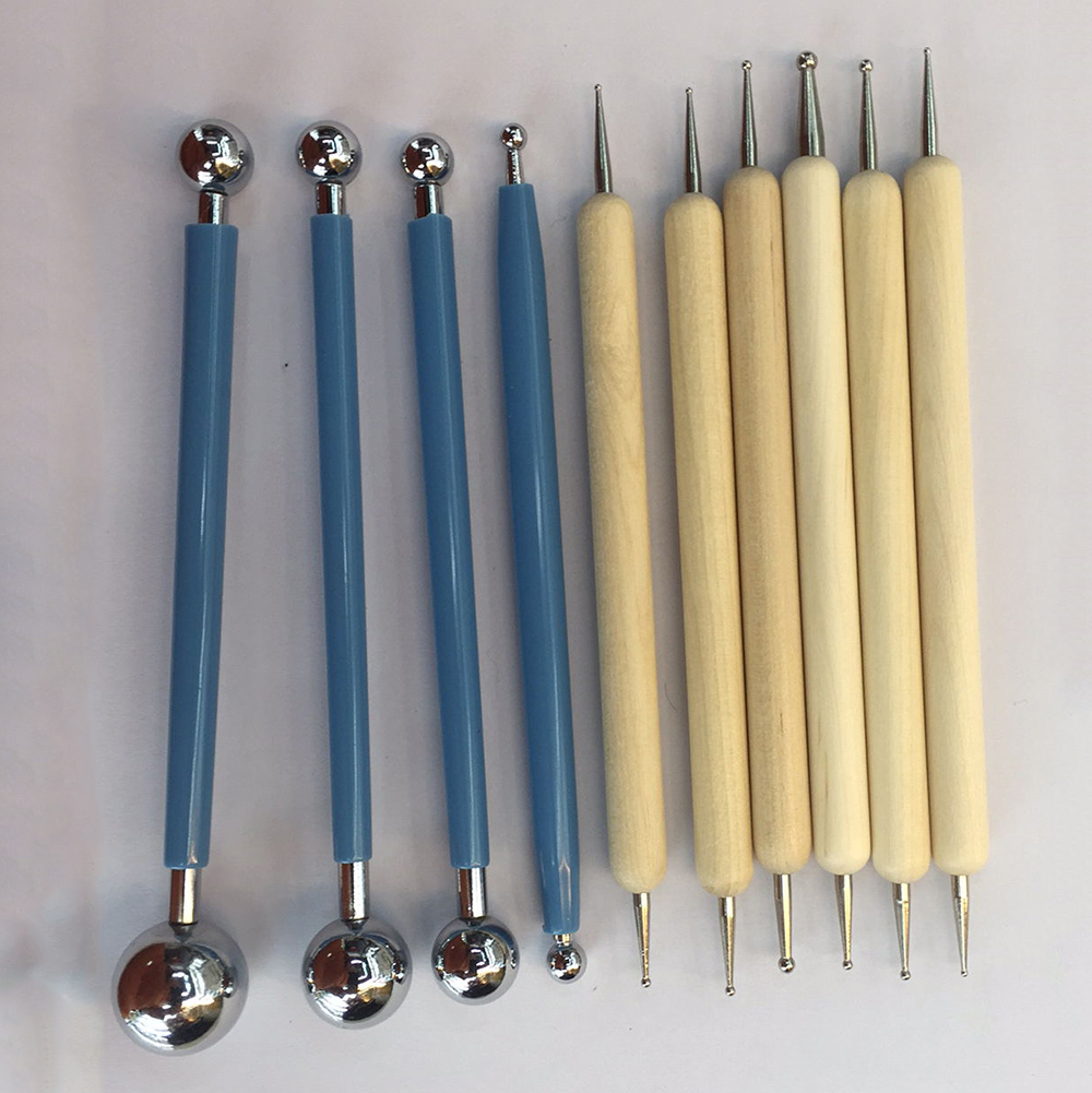 SZS Hot 10 Piece Dotting Tools Ball Styluses for Mandala Rock Painting, Pottery Clay Craft, Embossing Art