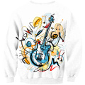 Cool Flame Music Note Pullover 3D Print Kid Hoodies Children O-neck Sweatshirts Toddler Baby Clothing Boys Girl Child Pullover