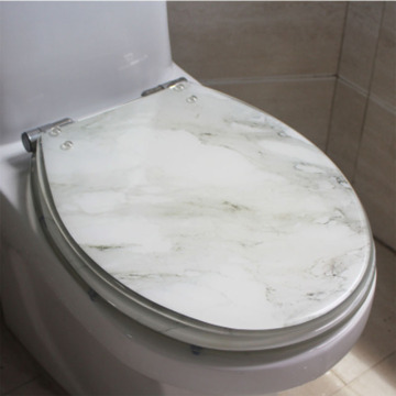 Unique High Quality Resin Beautiful Sea World Design Toilet Seat Cover Set Universal Toilet Cover With Lid