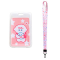 Clear Card Holder Fashion Lanyard ID Badge Case Student Campus Bus Meal Card Cover Hanging Rope Door Tag Card Sleeves Bag Cute