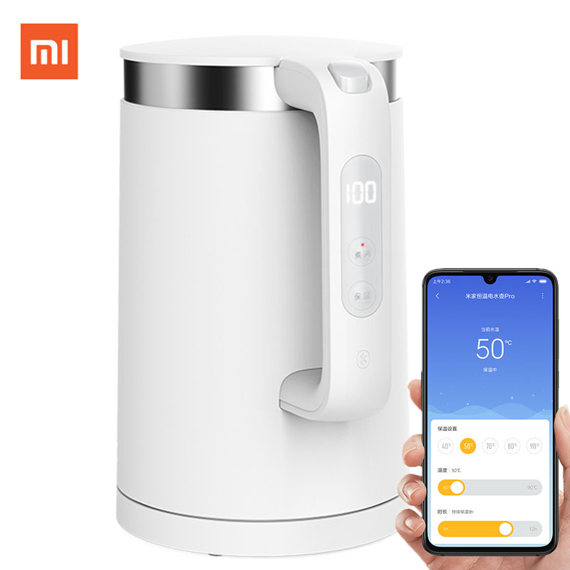 Xiaomi MIjia Electric Kettle Pro Thermal Insulation Teapot Smart Constant Temperature Kettle Water Bolier APP Control Samovar
