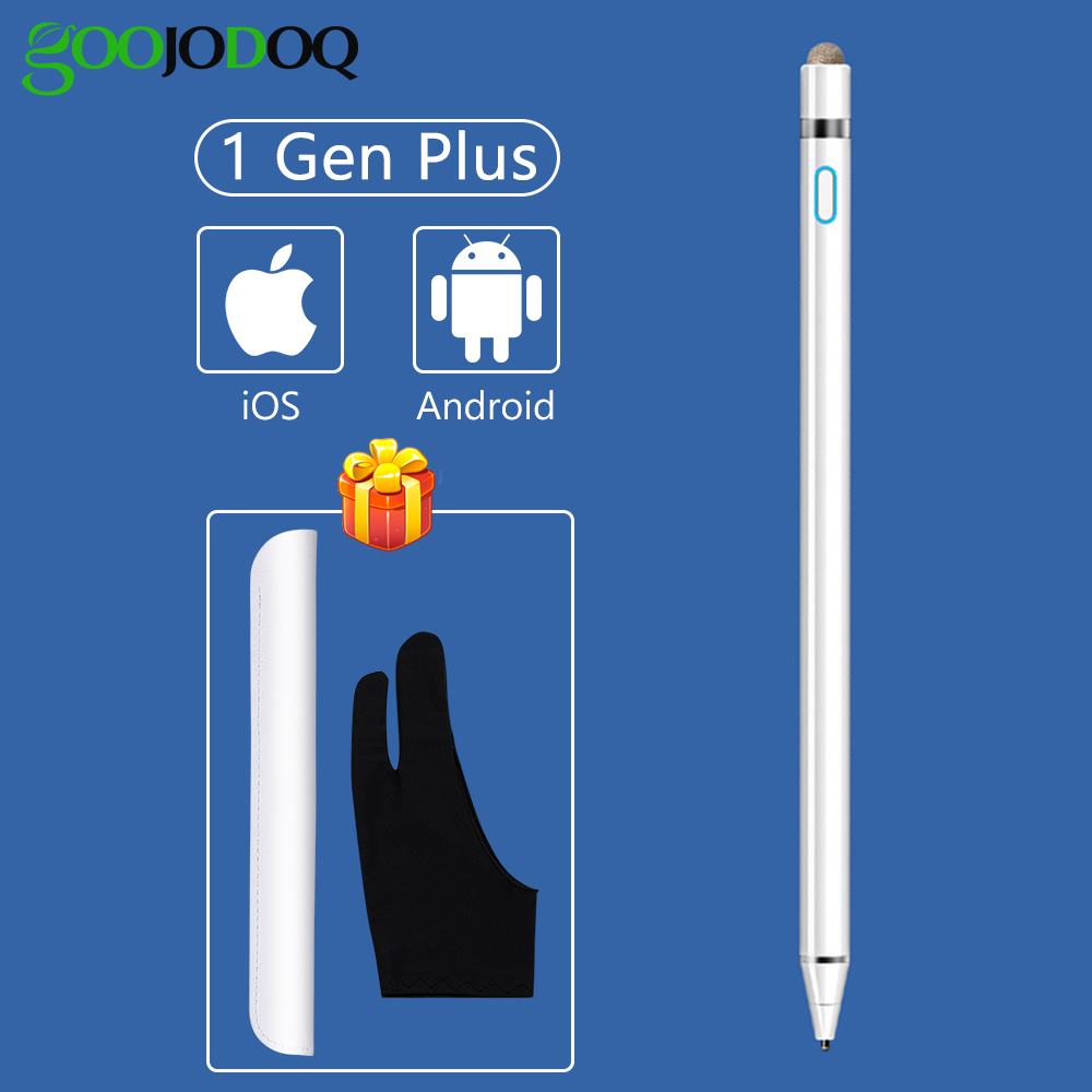 GOOJODOQ Stylus Pen for Android IOS for iPad Apple Pencil 1 2 Stylus for Android Tablet Pen Pencil for iPad Samsung Xiaomi Phone