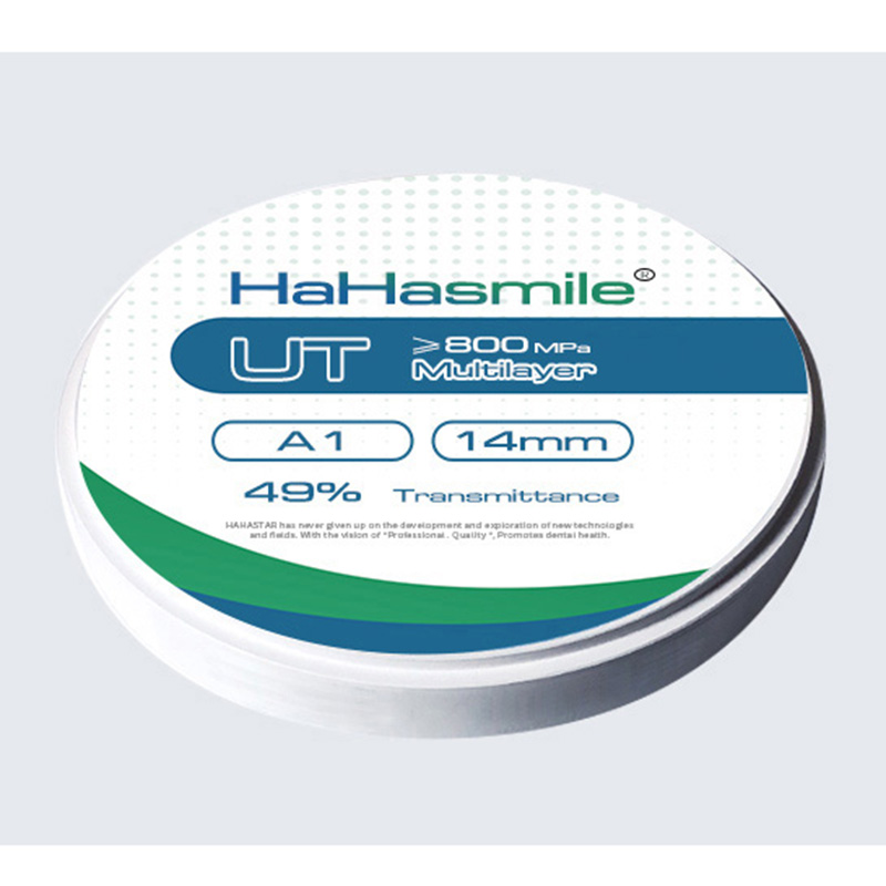 HaHasmile UT-Multilayer 98-A1 Laboratorio Dental For Anterior And Anterior Bridge And Veneer 6 Layers Multilayer Color