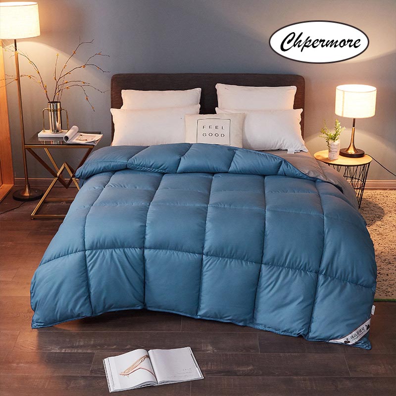 Chpermore Hot Sale 95 % White Goose/Duck Down Quilt Duvets Thick warm Winter Comforters 100% Cotton Cover King Queen Twin Size