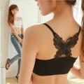 Korean Style Sexy Bow Wrapped Chest / Bra Modal Fabric Lace Butterfly Sling Wrapped Women Tube Tops