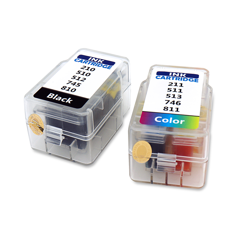 PGI 510 CLI 511 Refillable Ink Cartridge For Canon Smart 510 511 Refill kit For 810 811 210 211 512 513 545 546 Cartridge refill