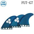prancha quilhas de Surfing Paddling Future Fins G7 Orange/Blue Color Fins Honeycomb Logo Fiberglass Fins Green Blue Orange
