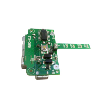 Rechargeable battery board with PCB