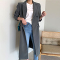 Office Lady Suit Autumn Spring Double Breasted Women‘s Jacket With Belt Elegant Long Sleeve Blazer Outerwear