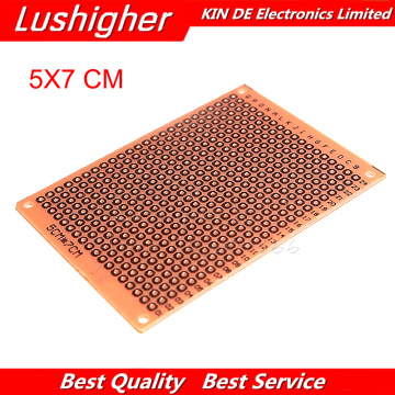 5Pcs 5x7 Cm 5*7cm New Prototype Paper Copper PCB Universal Experiment Matrix Circuit Board