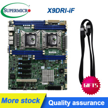 For Supermicro X9DRl-iF c602 LGA2011 dual X79 servers workstation PC motherboards supports E5 V2 Original Used motherboard set