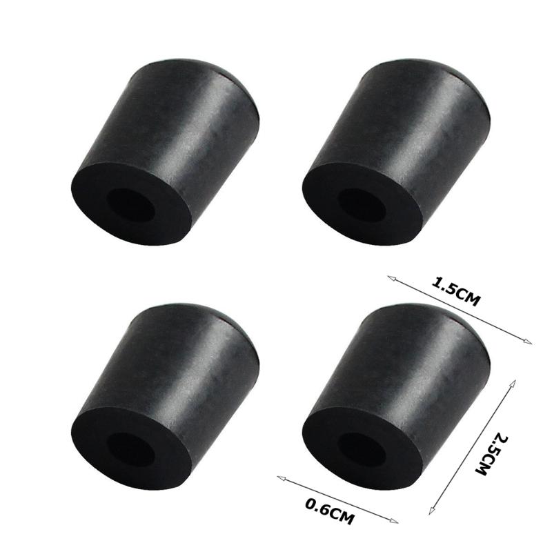 4pcs/set Cello Feet Support Stop Holder Non-slip Rubber Pad Mat Musical Instrument Accessory Parts Kit