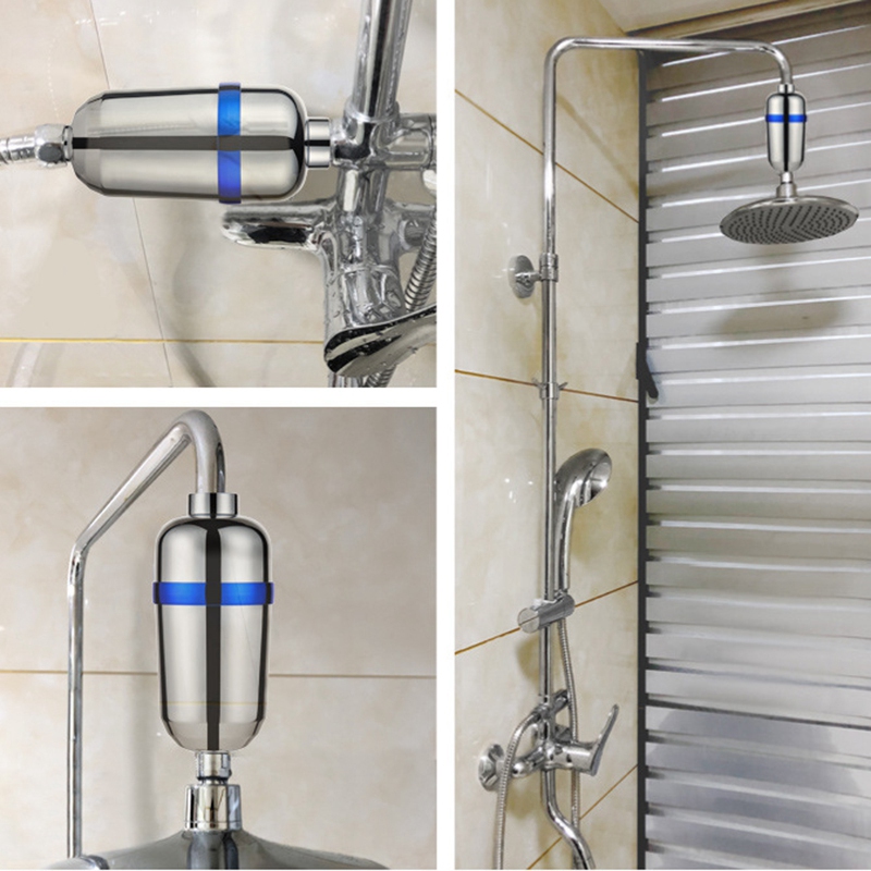 New Bathroom Shower Filter Bath Water Purifier Water Treatment Health Softener Dechlorination Water Purifier