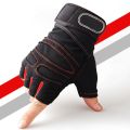 Elastic Gym Gloves Heavyweight Sports Exercise Weight Lifting Gloves Body Building Training Sport Fitness Gloves M-XL Glove