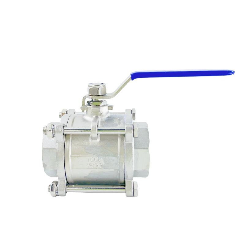 SS304 316 Three Piece Ball Valve (3)