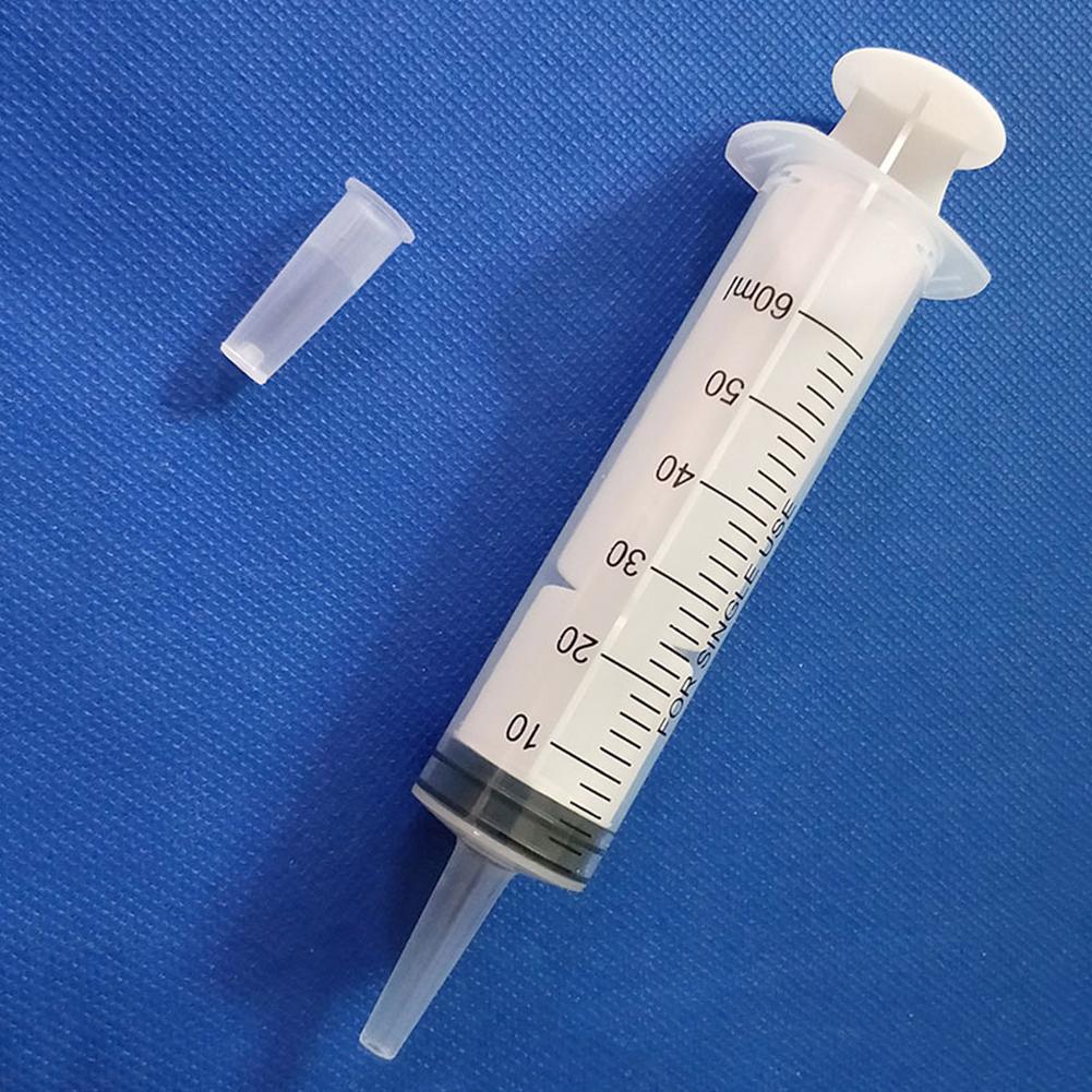 60ml/100ml/150ml Reusable Big Large Hydroponics Plastic Nutrient Sterile Health Measuring Syringe Tools Cat Feeding Accessories