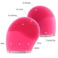 Mini Electric Facial Cleaning Silicone Massage Brush Waterproof Dirt Remove Face Cleanser Washing Machine Skin Care Beauty Tool