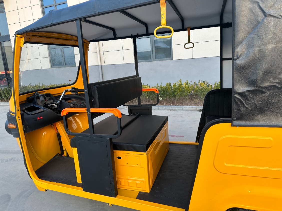 Two-row electric tricycle