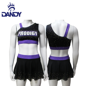 Camo sublimated cheer uniforms