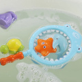 5PCS Bath Toys Cartoon Baby Animal Summer Funny Game for the Bathroom Playing Water Rubber Play Shower Water Toy for Baby Gift
