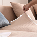 New Grid Non-slip Solid Color Sofa Cover Stretch L Shaped Sofa Covers for Living Room Armchairs Dust Cover 1/2/3/4 Seats