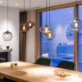 Modern Pendant Lights Bedroom Dining Room Loft Luminaire Suspension Multicolored Glass Hanging Lamp Bar Decor Vintage Hanglamp